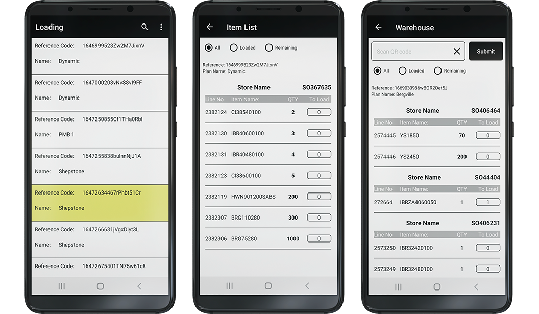 Warehouse Loading App